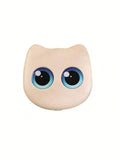 1 Box Mini Cute Cat Design Portable Makeup Brush Powder Eyeshadow Qme pink