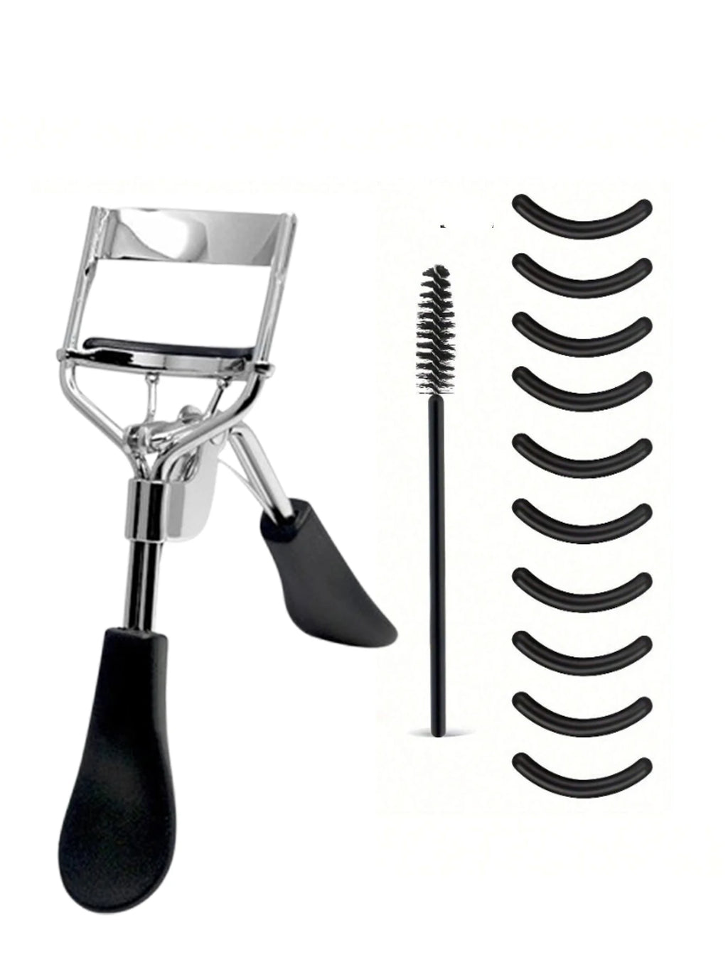 Eyelash Curler Built-in Comb Long-lasting Curled Lashes Travel Qme