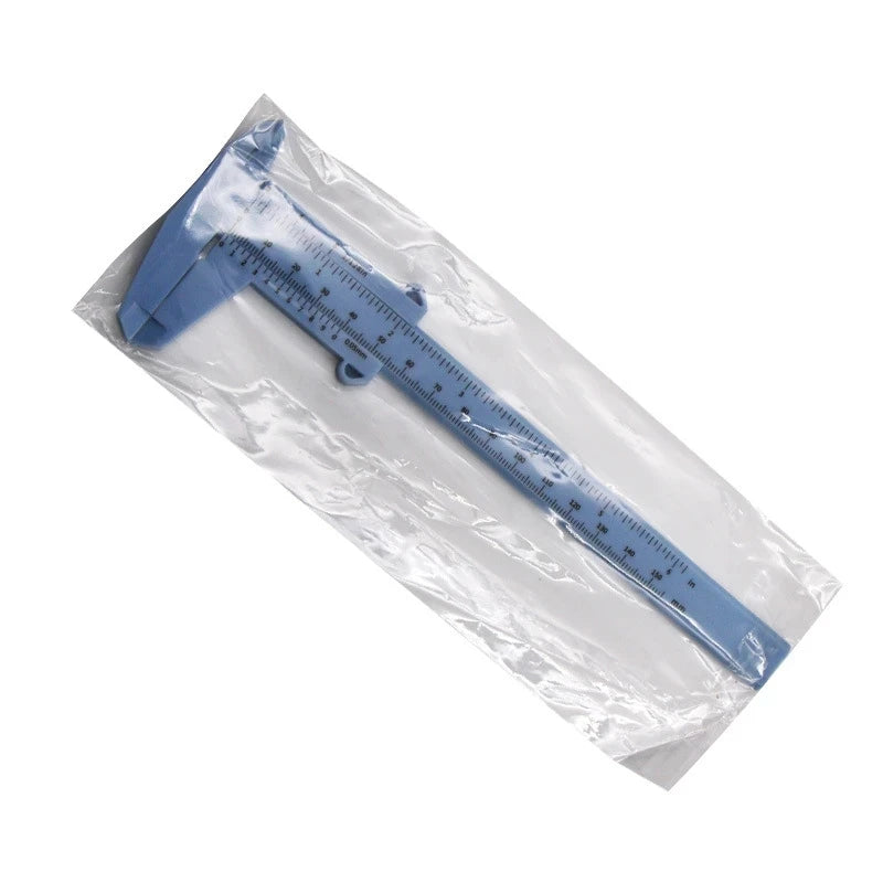 Portable Plastic Eyebrow Measuring Vernier Caliper Tattoo Ruler Qme