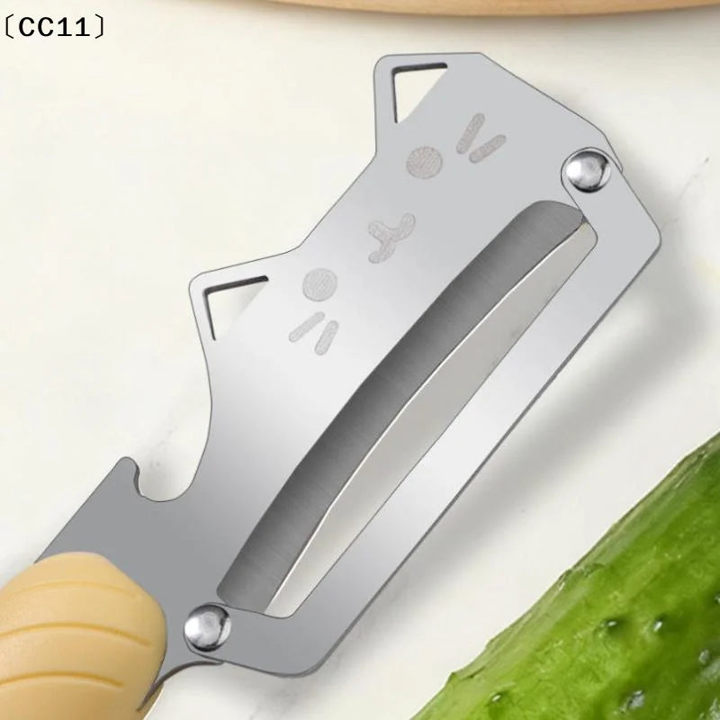Fruit Potato Peeler 2-in-1 Bottle Opener Fast Peeling Tool Vegetable Qme