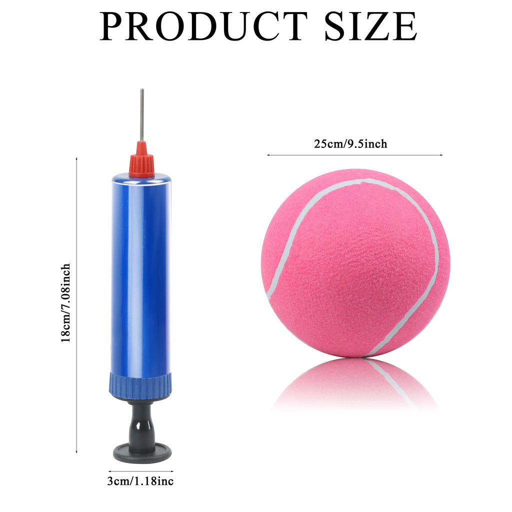 1 Pack Portable Air Pump Inflator for Dog Inflatable Tennis Balls Pet Toy Ball Hand Pump（without ball） Qme