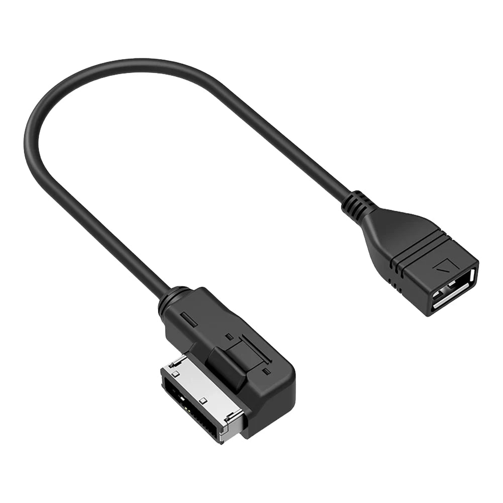 Audio AUX Adapter Data Wire MDI MMI AMI To USB Female Interface Music Media Adapter for Audi A6L Q5 Q7 A8 S5 A5 A4L A3 Qme USB AUX Cable