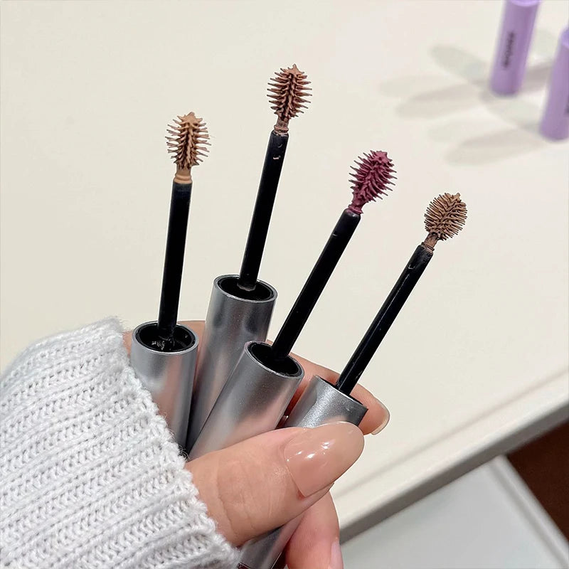 Low-saturation Purple Brown Eyebrow Tint Mascara Non-Smudge Natural 3D Waterproof Quick-Drying Eyebrow Dyeing Cream Cosmetics Qme