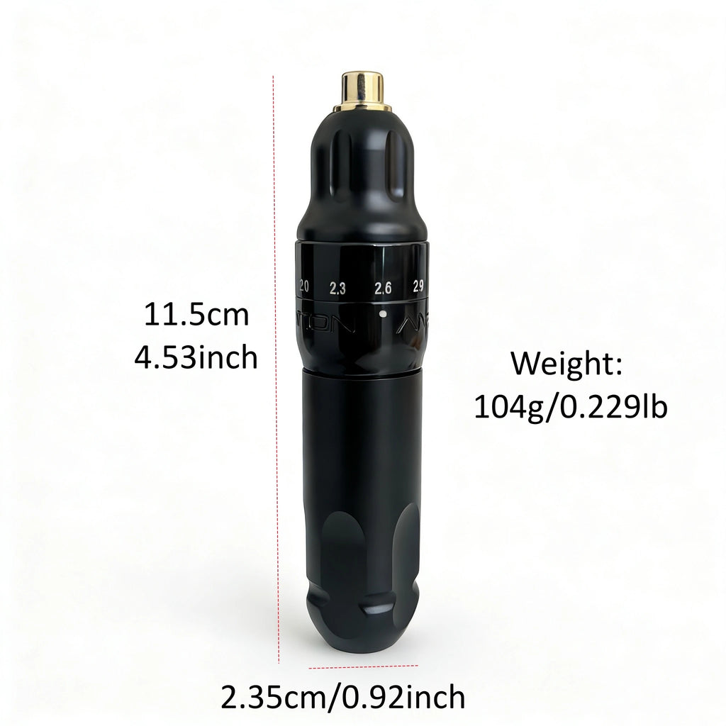 2026 New Sally Permanent Makeup Tattoo Pen Machine Kit Set adjustable PMU Rotary Pen Stroke 2.0-3.5mm AURORA-2 Power Supply Qme