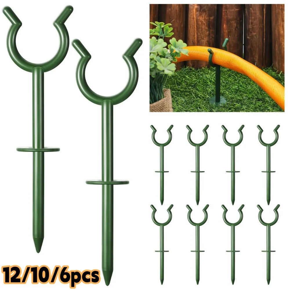 Garden Hose Bracket Irrigation Water Pipe Guide Nail Prevent Water Hose Entanglement Lawn Protector Gardening Tool and Equipment Qme
