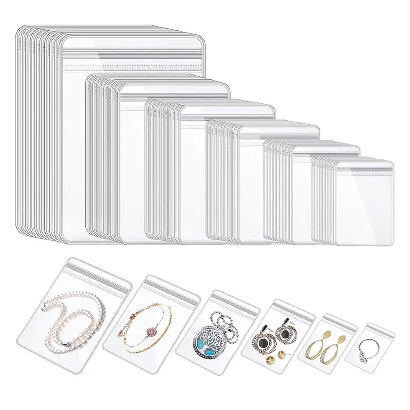 Storing Bracelets Rings Earrings Organizer Jewelry Small Self-sealing Qme