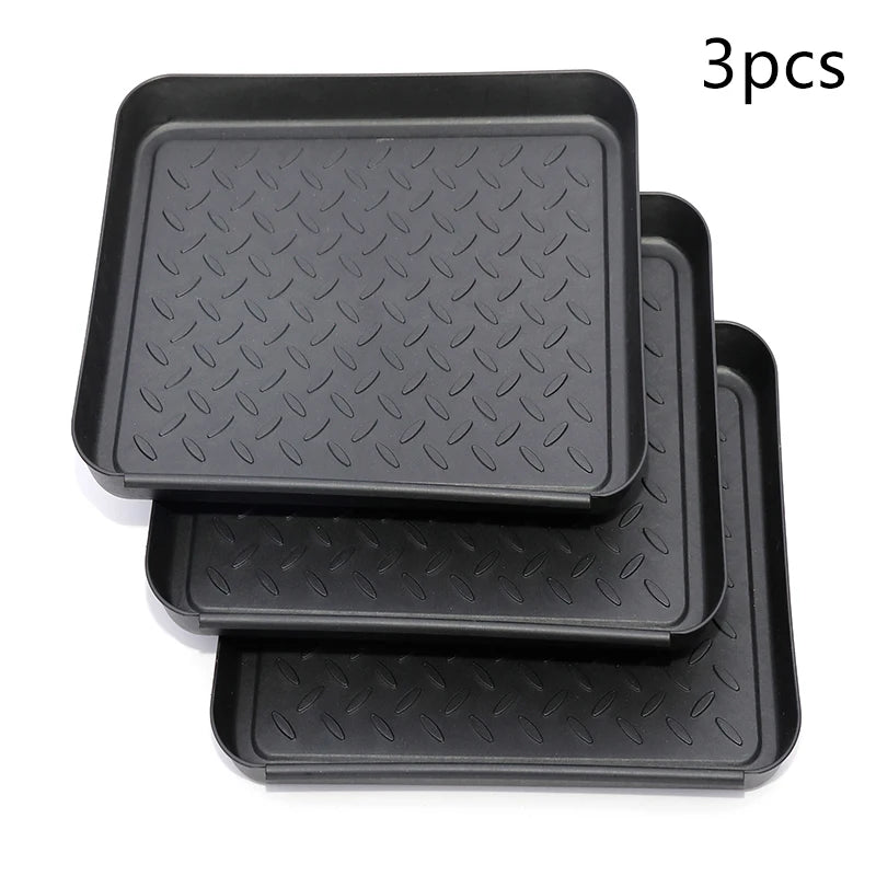 1 2 Shoe Mat Trays Car Shoes Storage Tray Dog Cat Bowl Mats Qme 3pcs