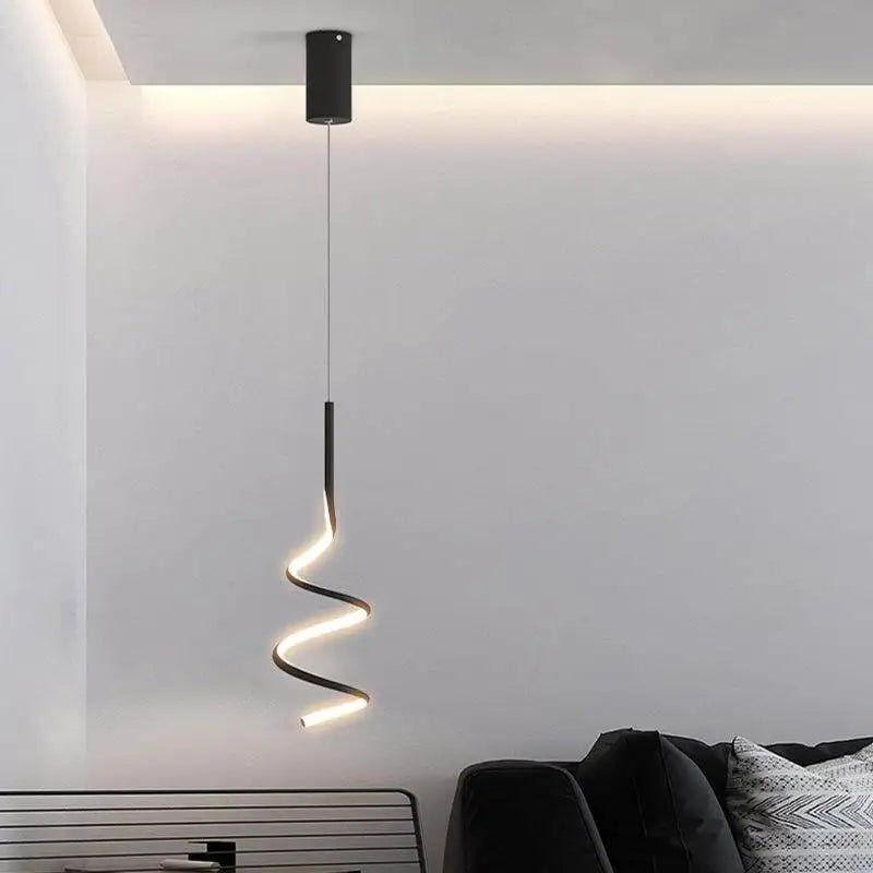 Nordic LED Pendant Light Indoor Lighting Home Hanging Lamp Decoration For Bedroom Dining Table Living Room Stairs Chandeliers Qme