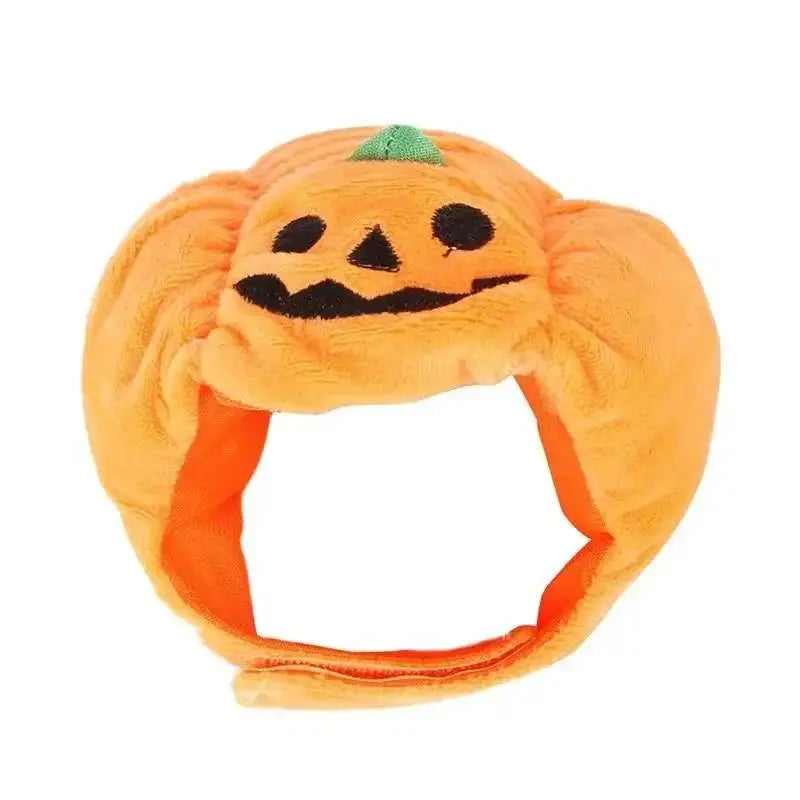 Halloween Pet Pumpkin Hat Cute Ghost Festival Headgear For Small Medium Large Dogs Puppy Teddy French Bulldog Costume Accessory Qme