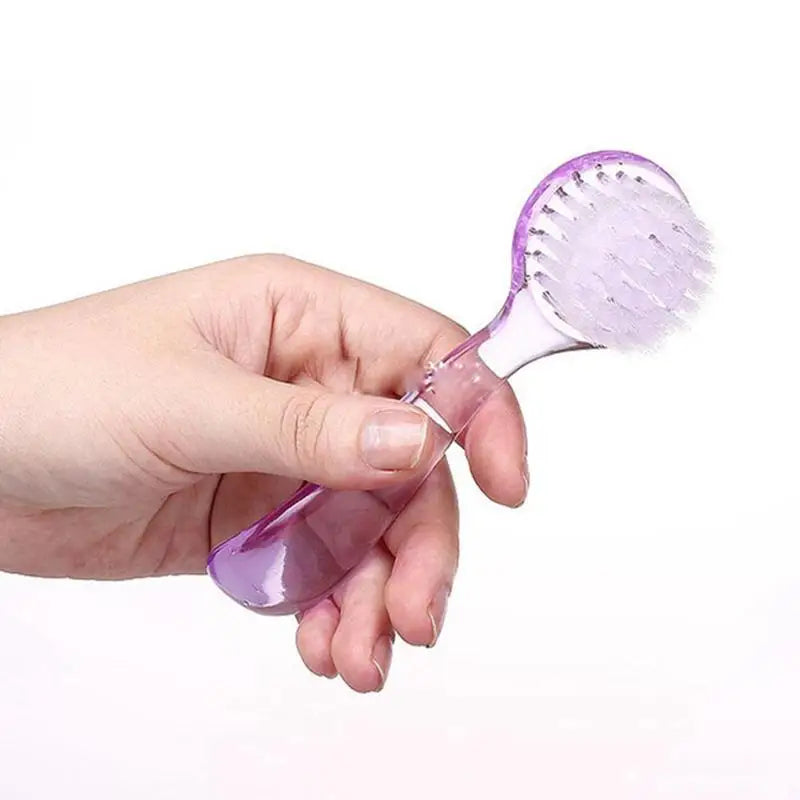 Soft Nail Brush Dust Cleaning Fingernails Handle Fingernail Manicure Qme