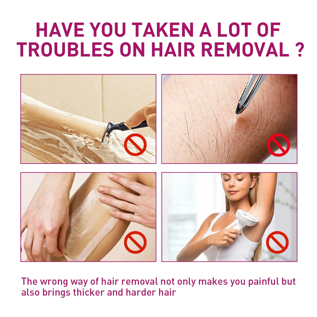 Body Hair Removal Cream Permanent Easy Fast Remove Arm Leg Private Qme