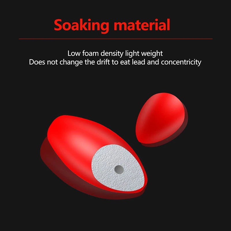 Float Tail Eye-catching Beans Fishing Drift Ball Moveable Buoyancy Qme