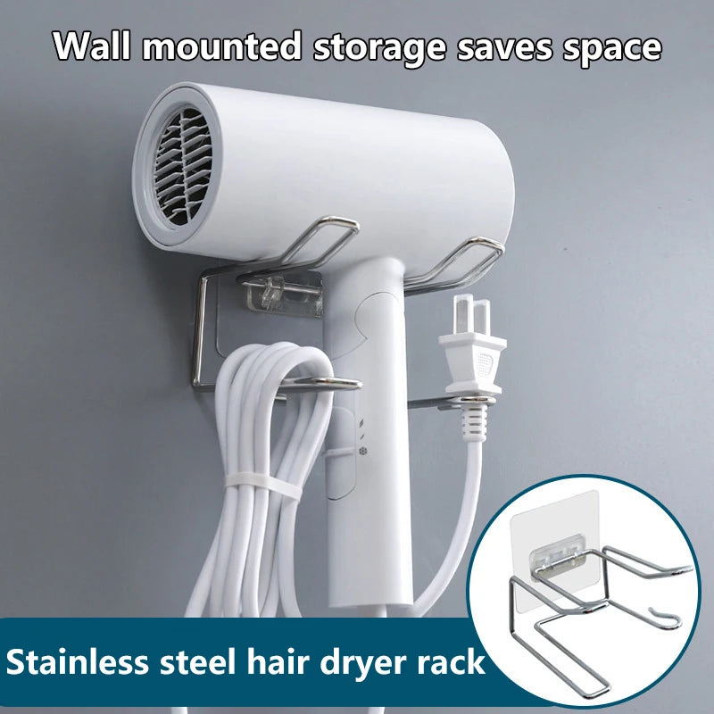 Wall Mounted Self-adhesive No Punching Easy Install Stainless Steel Qme