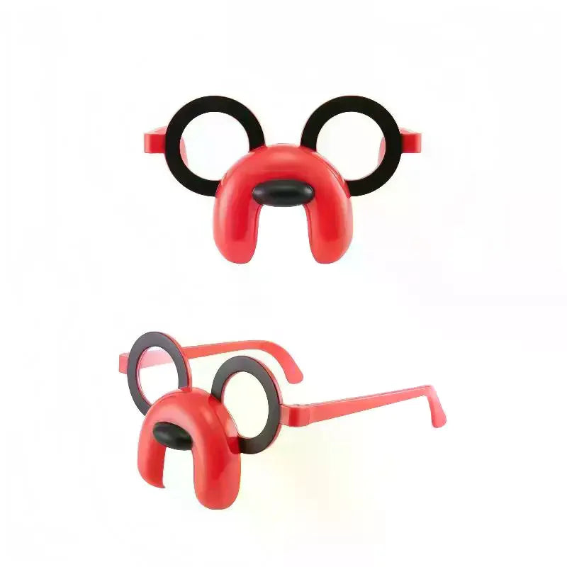 1Pcs Puppy Personality Ball Funny Glasses Pet Fashion Two-dimensional Halloween Glasses Home Festival Party Supplies Qme
