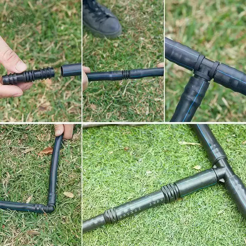 Garden Watering Hose Repair Extension Drip Irrigation Connectors Qme