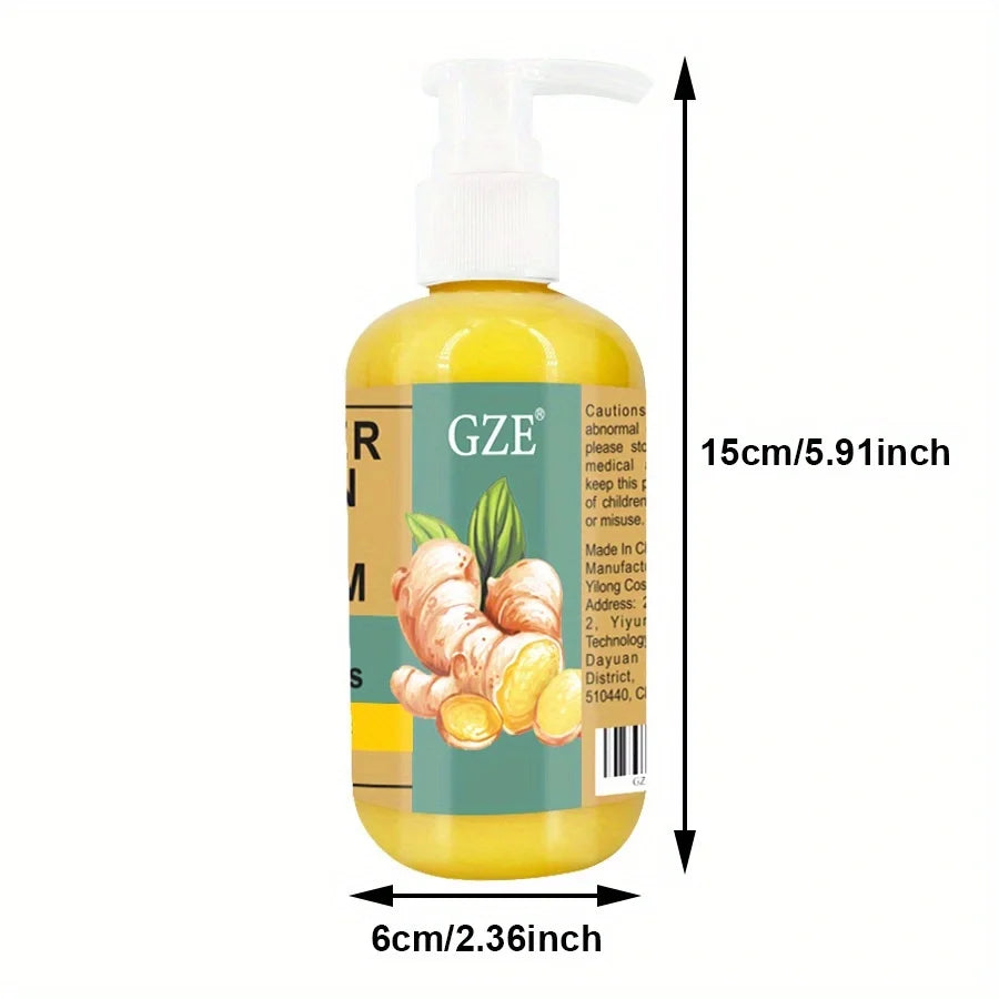 GZE GINGER BIOTIN HAIR CREAM Hair Mask Moisturizing For Damaged Hair Strengthen Hair Qme
