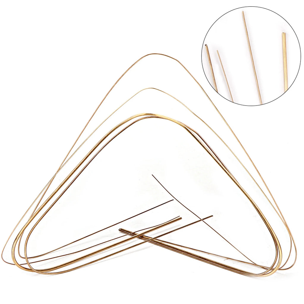 Metal Welding Wire Flexible Design Lightweight 0.5mm 0.7mm 1.0mm 1.5mm Soldering Rods Multifunctional for Jewelry Making Qme