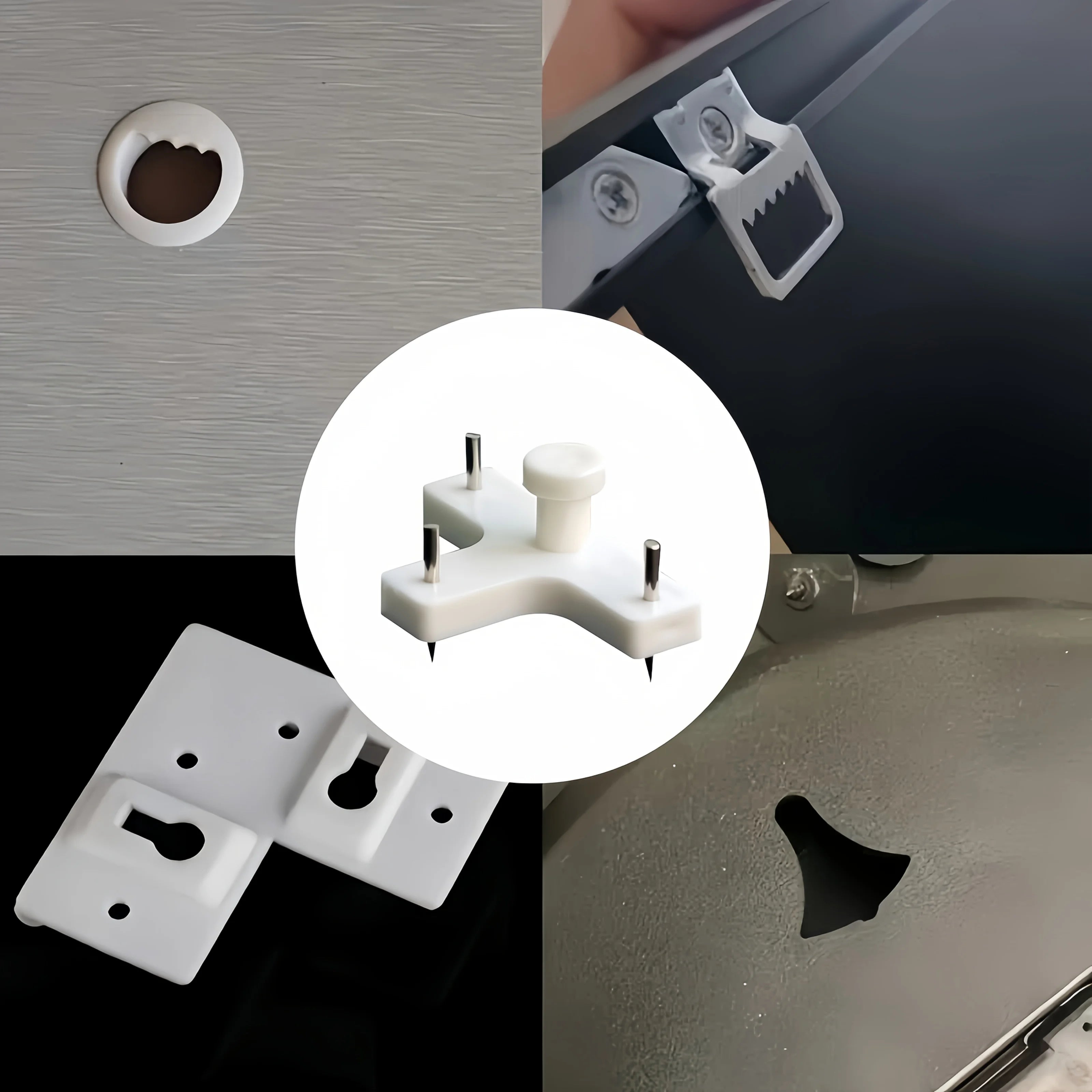 T-type Invisible Nail Hooks - Heavy Duty Picture Hangers for Photo Frames, Paintings & Gallery Walls, No Trace Hanging Hooks Qme