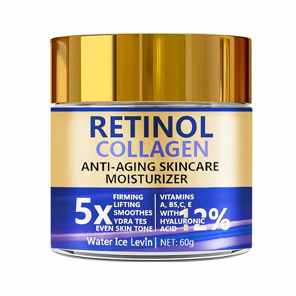 Retinol Collagen Cream Face Moisturizer Women Men Moisturizing Qme A