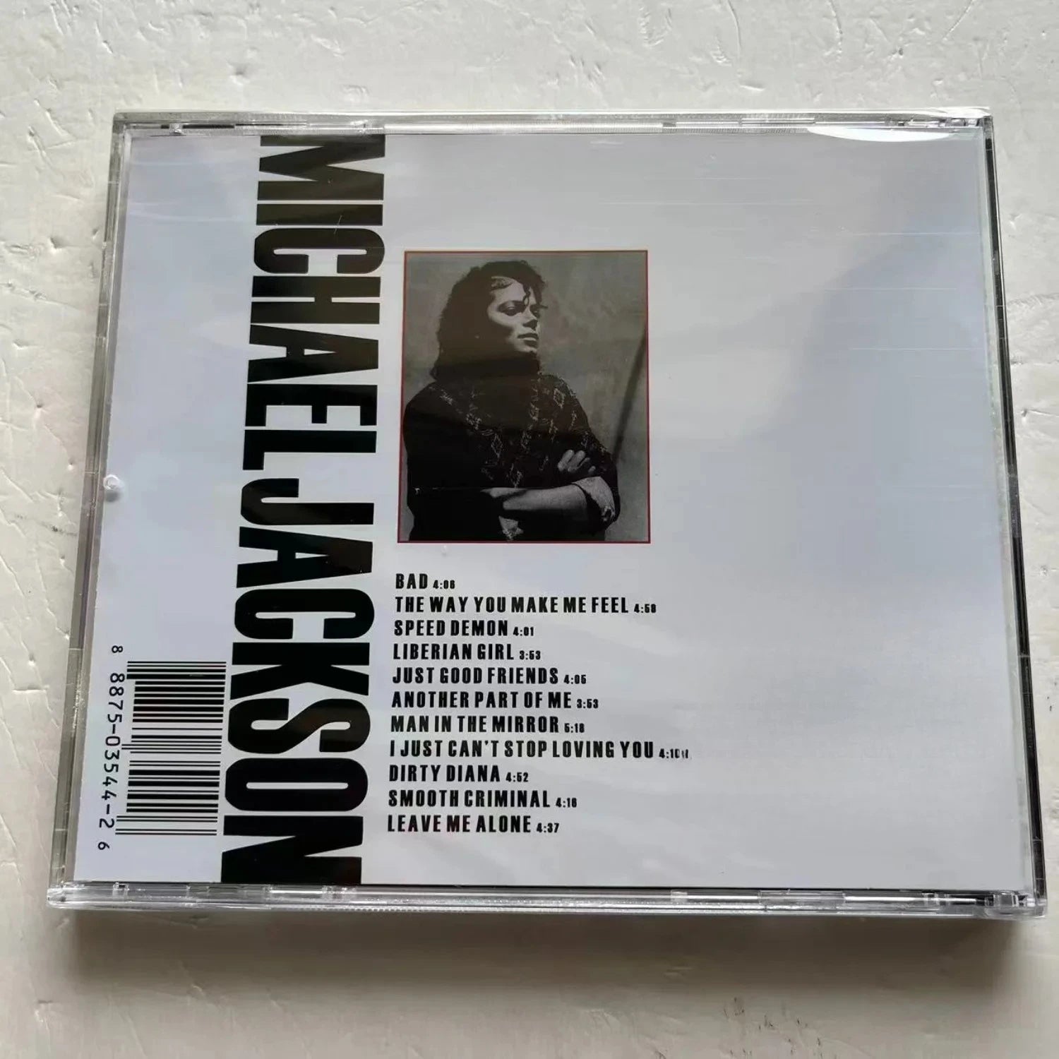 Pop King Studio CD Album, Black Outfit Portrait Cover Art Style, Iconic 80s Dance-Pop Tracks for Music Collectors Qme