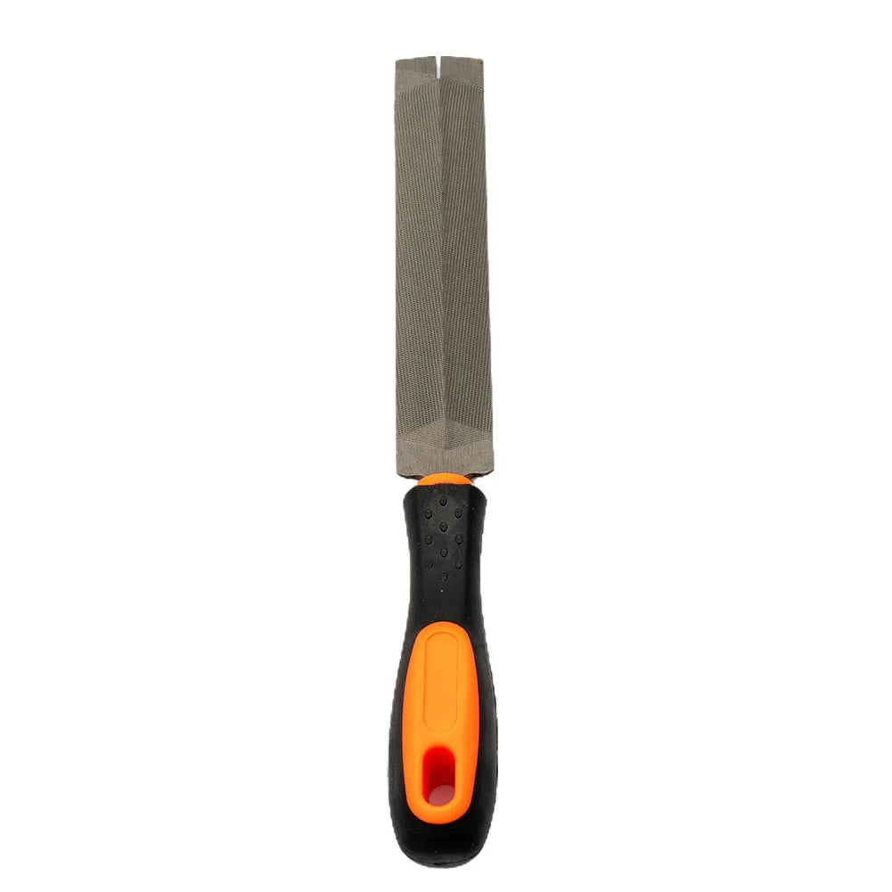 Fine-Toothed Metal Files For Metalworking Woodworking Steel Flat File Half-Round File Tools Sanding Tools Hand Operated Tools Qme