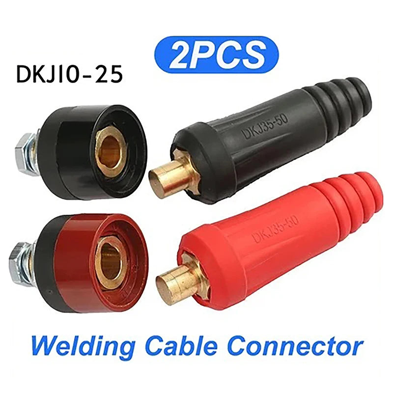 DKJ10-25 European Welding Machine Cable Welding Cable Connector Quick Fitting Male Female Cable. Qme