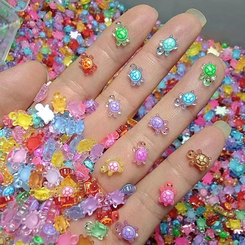 Miniature Things Figurines Hide Tiny Turtles DIY Fairy Garden Qme