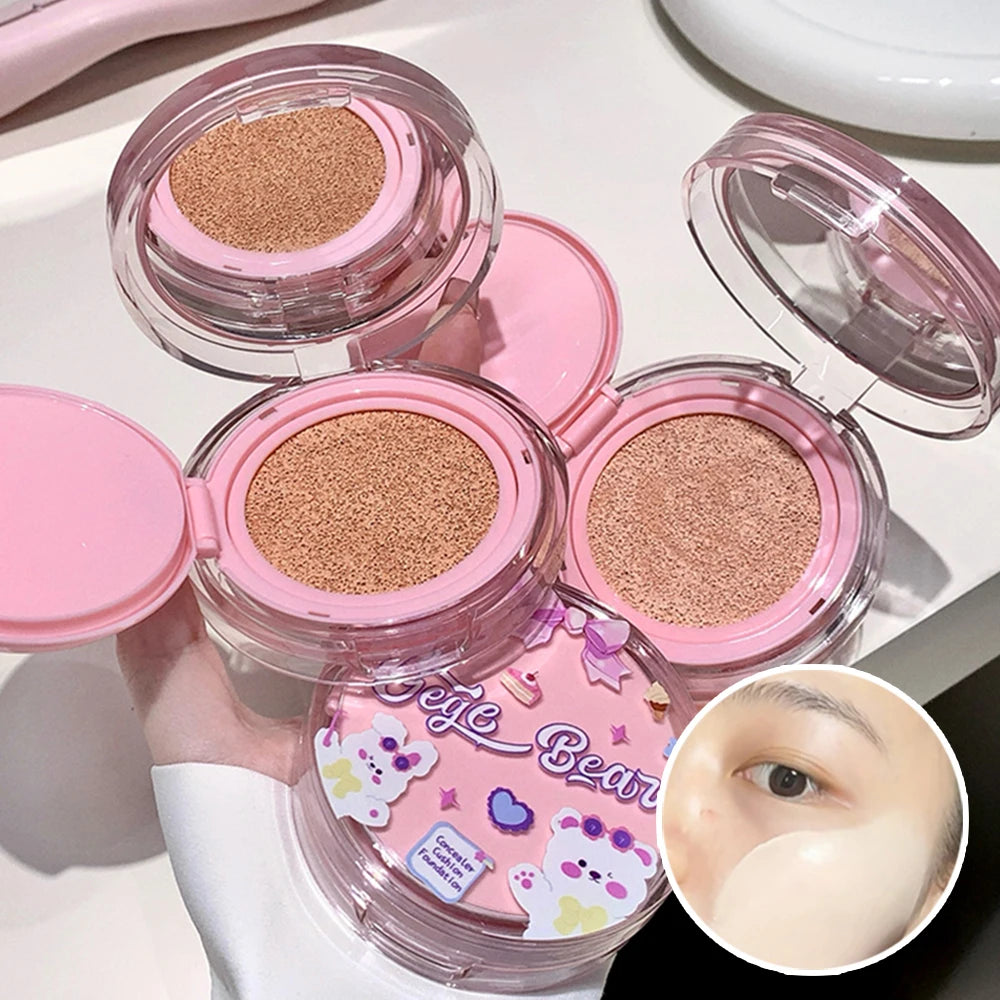 Gege Bear Clear Air Cushion Cream Natural Hydrating Long-lasting Qme