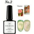 1 5 Bottle Fruit Cat-eye Gel Nail Polish DIY Art Spring Summer Qme 02