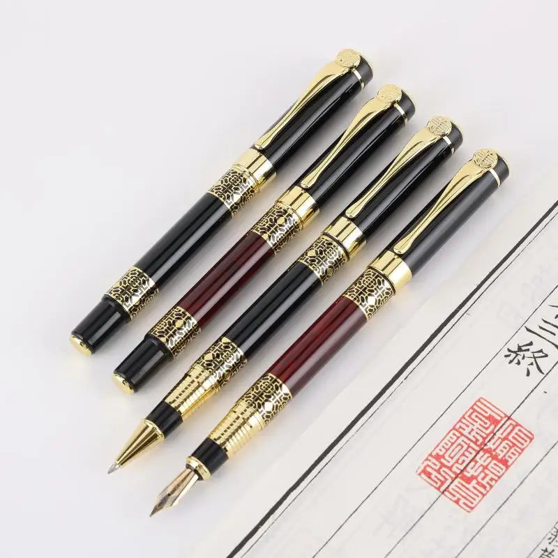 Smooth Writing Grain Fountain Pen Classic Texture Office School Qme