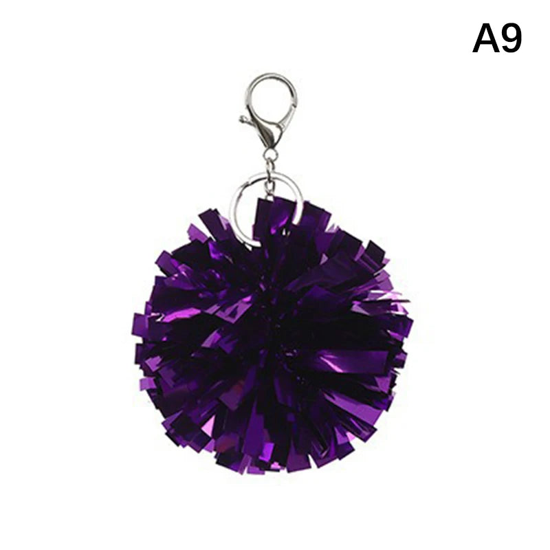 Colorful Cheer Pom Keychains Cheerleader Cheerleading Keyring Charm Qme Other A9