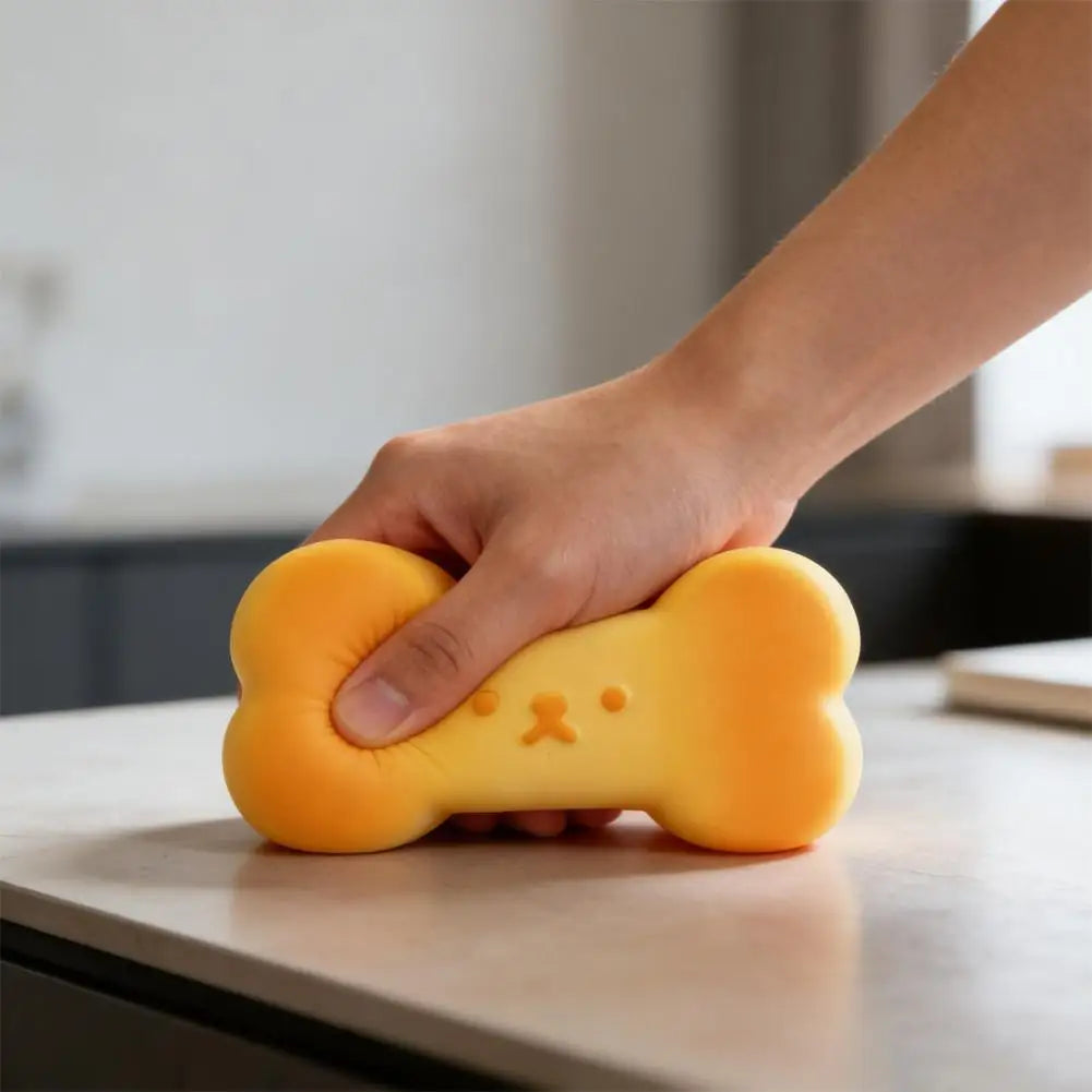 Toast Squishy Slow Rebound Toy Soft Squeeze Fidget Sensory Stress Qme