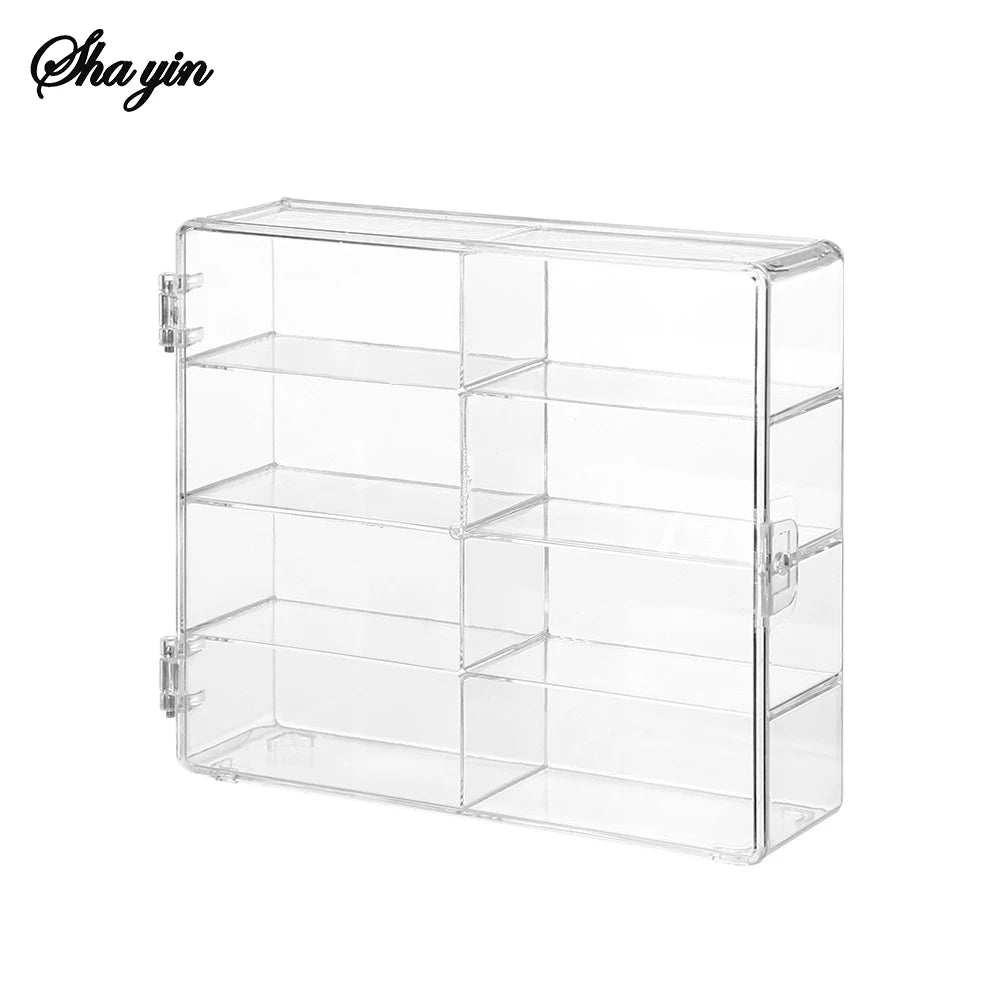 Compact Car Model Storage Display Box, Car Model Dust-Proof Display Stand, Transparent Toy Car Placement Box Qme Transparent