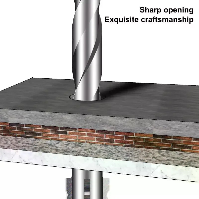 Shark Tooth Drill Bits 5- Carbide Suitable Ceramic Tiles Concrete Qme