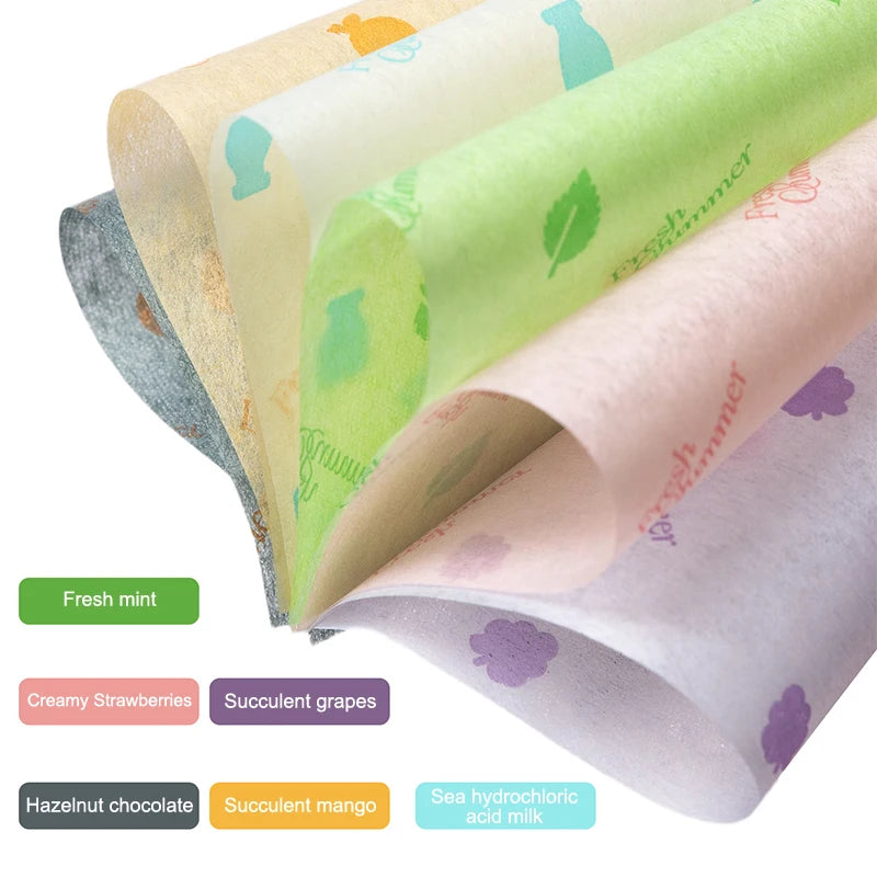 100 Sheets Portable Blotting Papers Oil-absorbing Facial Wipes Oil Qme
