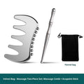 Gua Sha Board Guasha Massage Face Stainless Steel Body Massager Qme C
