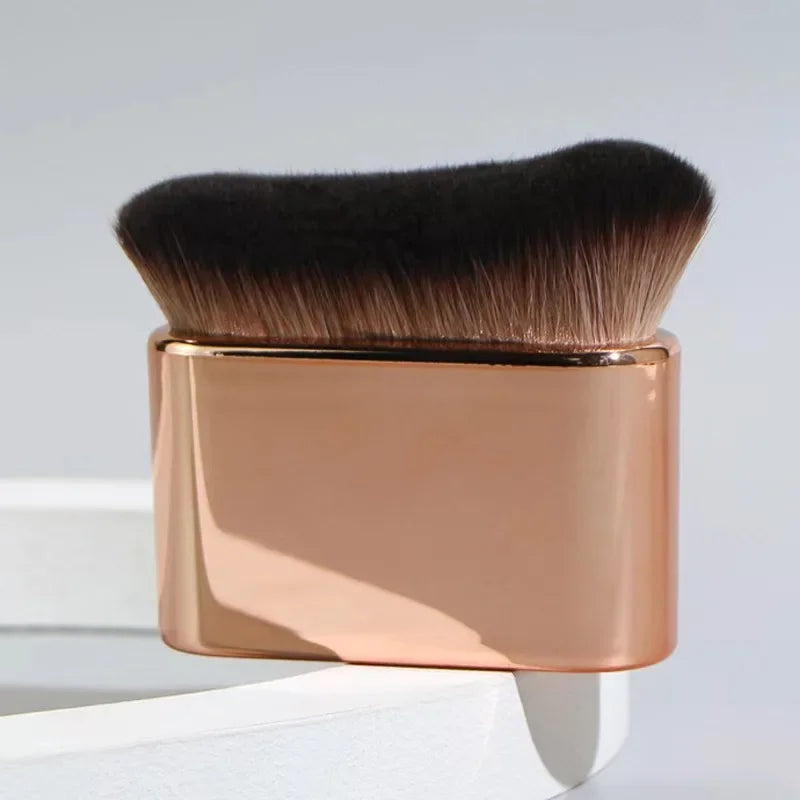 1PC Neck Brush Foundation Makeup Powder Brush Makeup Brushes Makeup Tools Soft Hair Make up Multi-purpose Body Flat Brush Qme 2