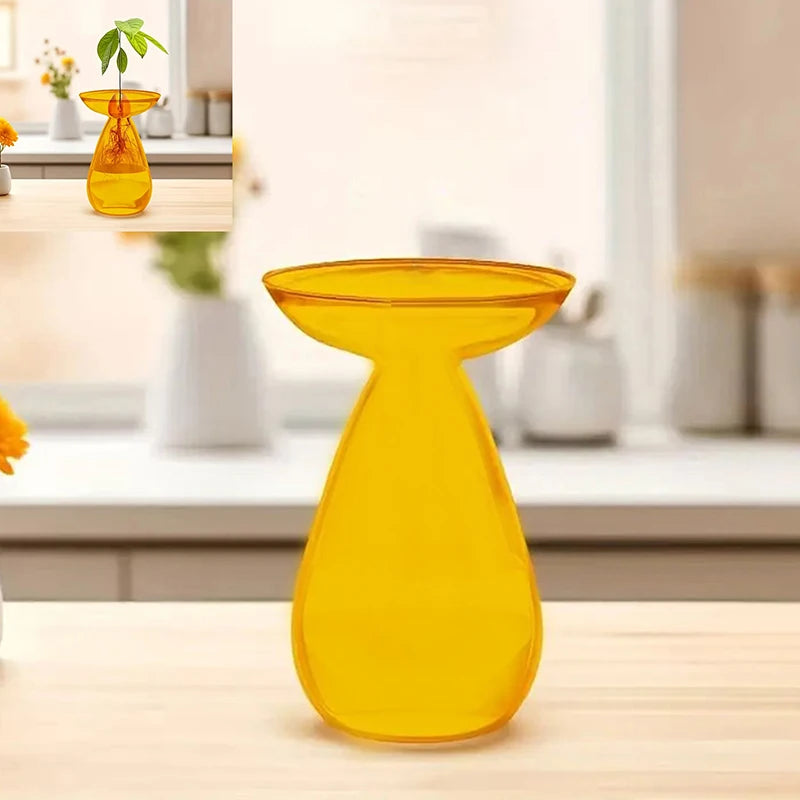 Colorful Transparent Avocado Hydroponic Vase Glass Avocado Seed Starter Vase Plant Seed Growing Kit Gardening Lovers Home Decor Qme A2