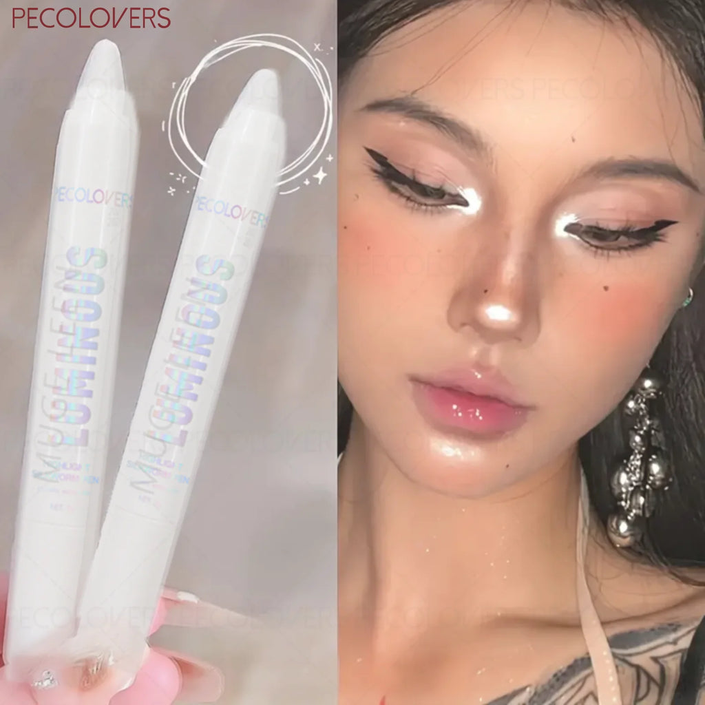 Brightening Highlighter Sparkling Eye Corner Shadow Stick Face Qme