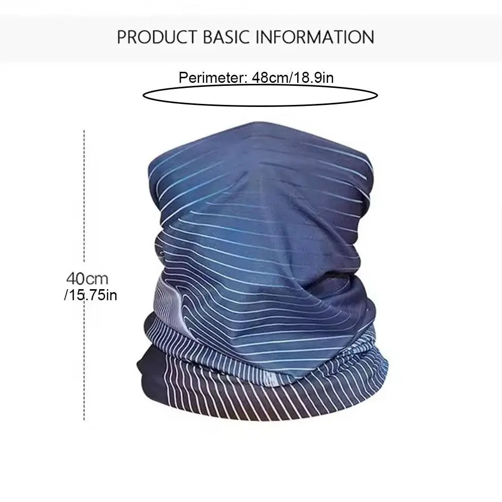 Sunscreen Windproof Scarf Dustproof Sun Protection Ice Silk Sunscreen Mask Breathable Sweat Absorption Fishing Mask Fishing Qme