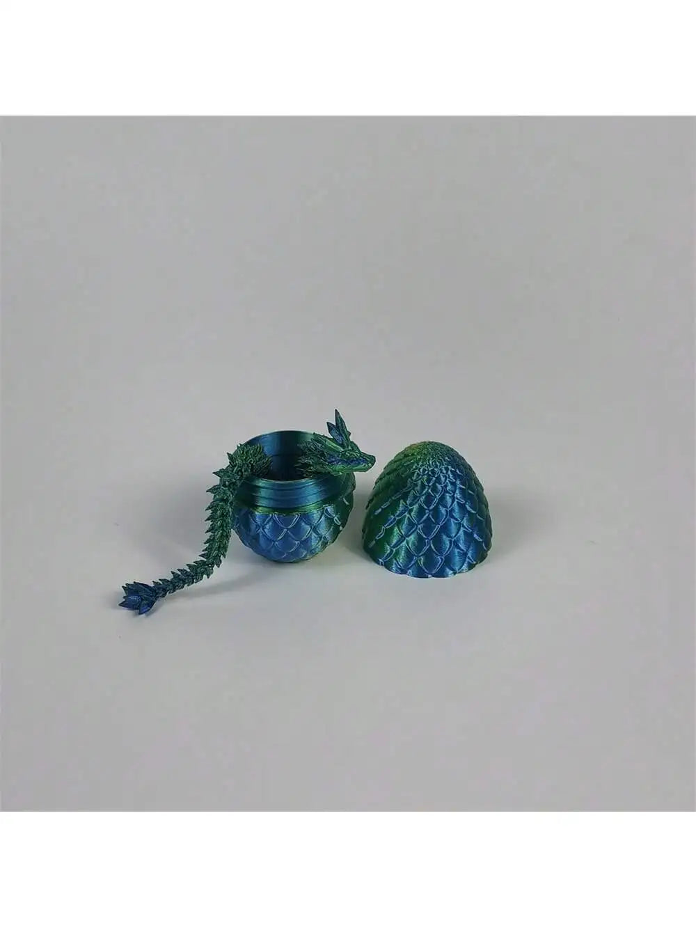 3D Printed Dragon Eggs Inside Rainbow Articulated Toys Crystal Red Qme green