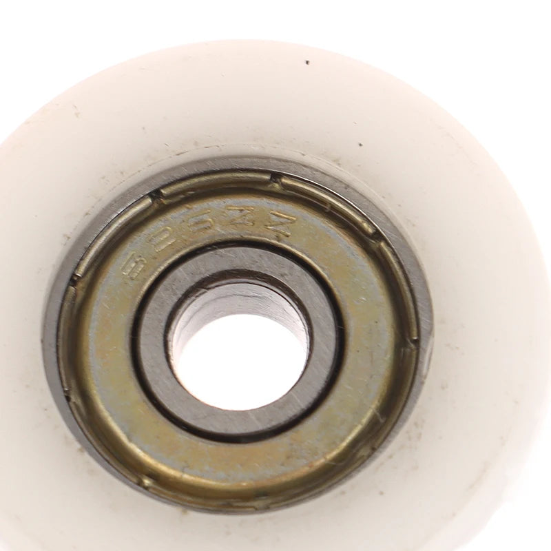 626ZZ 6 30 Flat Rubber Coated Bearing Pulley POM Wrapped Plastic Qme