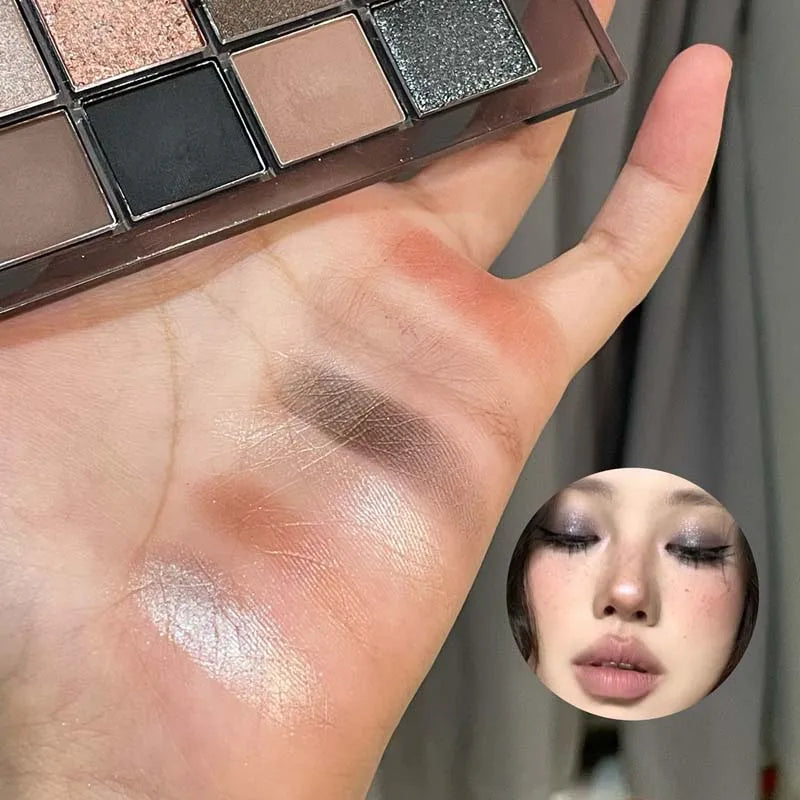 HERORANGE 12-color Eyeshadow Palette Multiple Colors Suit All Makeup Qme