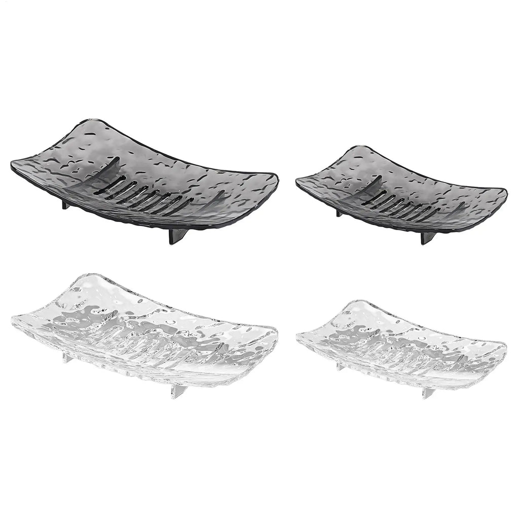 1pc Bathroom Soap Dishes Strong Load-Bearing Soap Holder Soap Dishes Long-Lasting Non-Slip Base Soap Saver Soap Tray For Family Qme