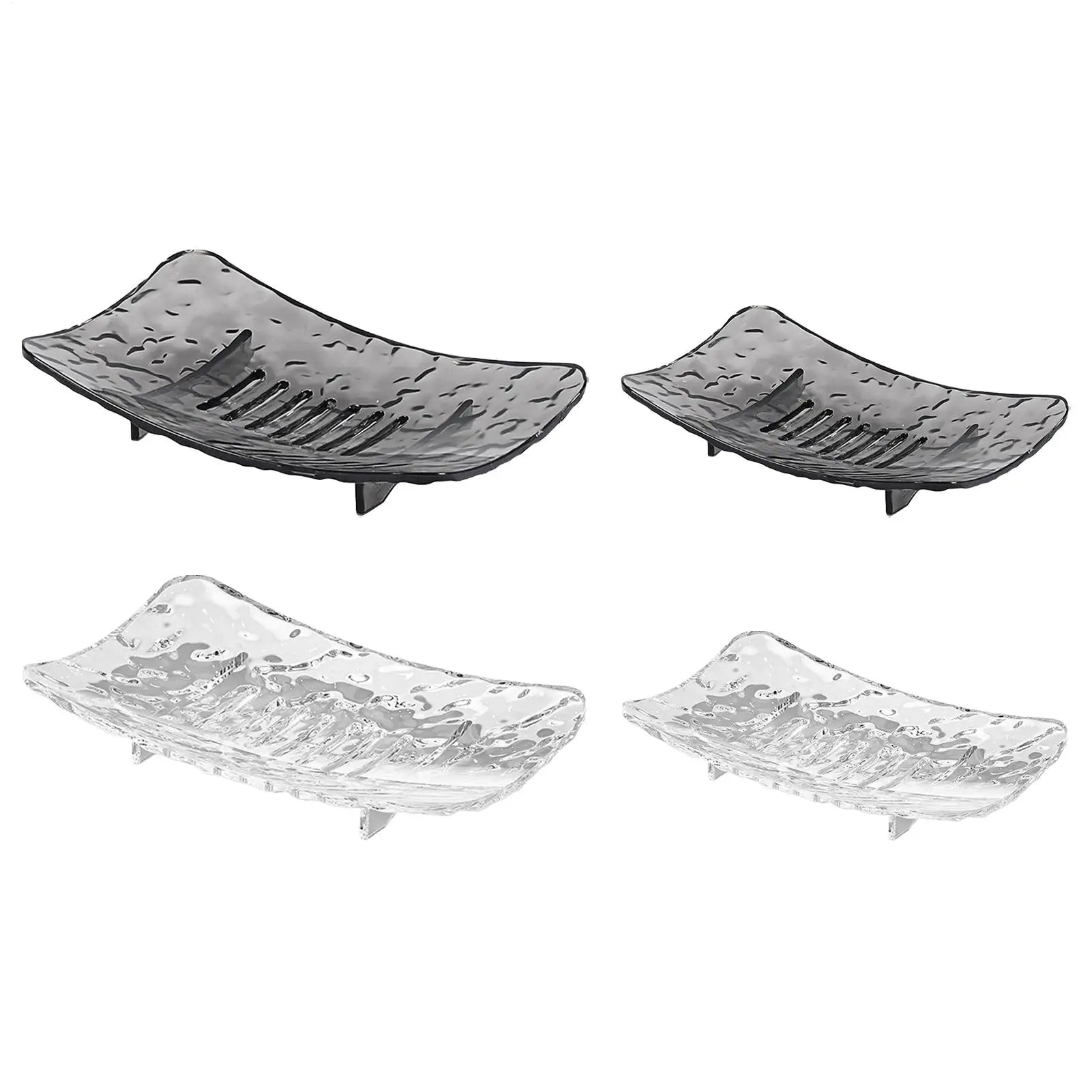 1pc Bathroom Soap Dishes Strong Load-Bearing Soap Holder Soap Dishes Long-Lasting Non-Slip Base Soap Saver Soap Tray For Family Qme