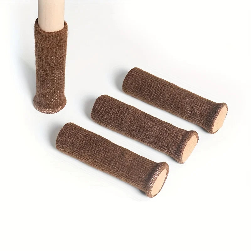 4 sets of silent, wear-resistant, anti slip table and chair furniture foot covers Qme
