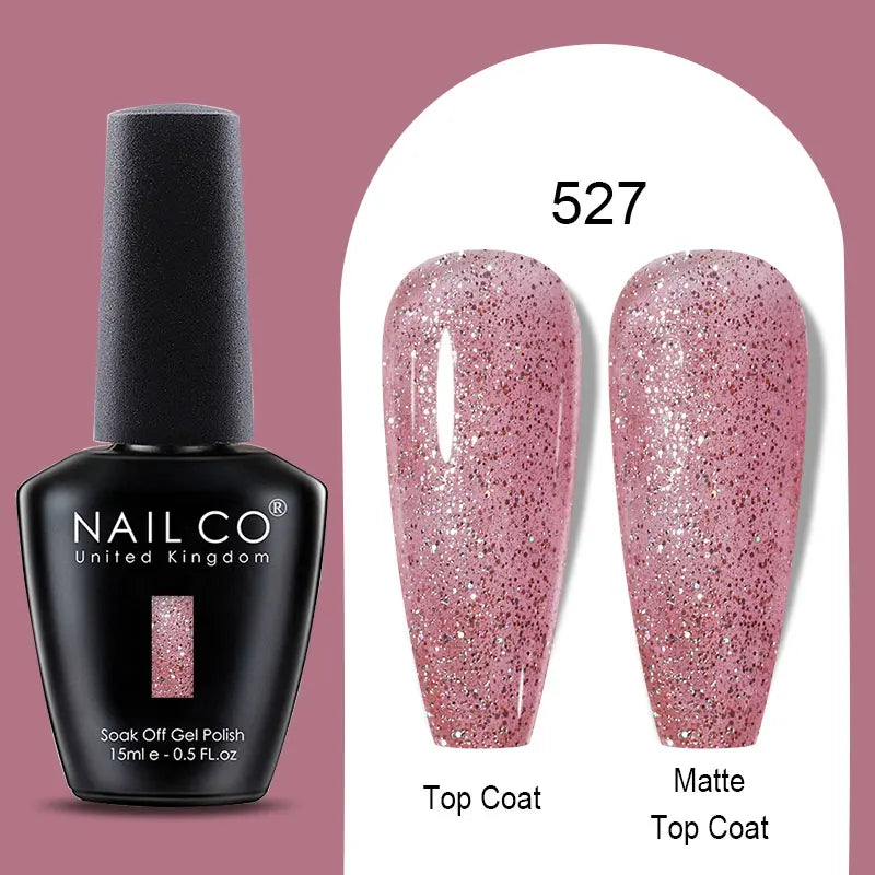 NAILCO Nude Nails Gel Nail Polish UV LED Semi-permant Varnish Hybrid