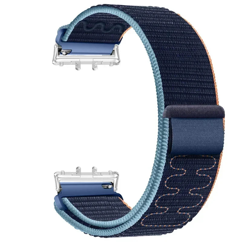 Nylon Loop Strap for Samsung Galaxy Fit 3 Adjustable Elastic Bracelet Watchband for iWatch Samsung Galaxy Fit3 Band Accessories Qme SNUU Galaxy Watch Fit 3
