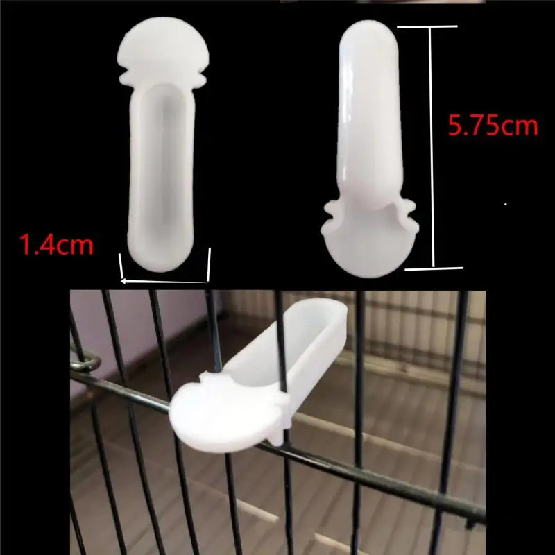 Egg Tray Convenient Food Feeder Box Canary Finch Small Birds Bird Qme