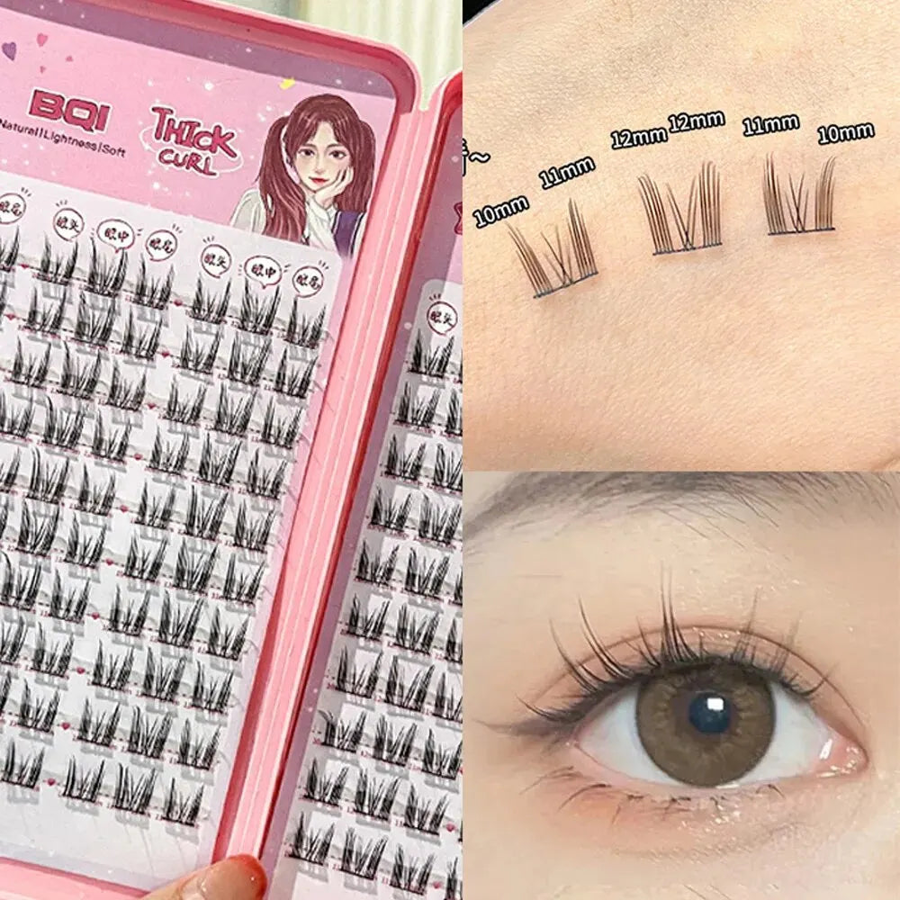 BQI Lazy Cat Elf Eyelashes Book Large Capacity Enlarge Eyes Naturally Qme